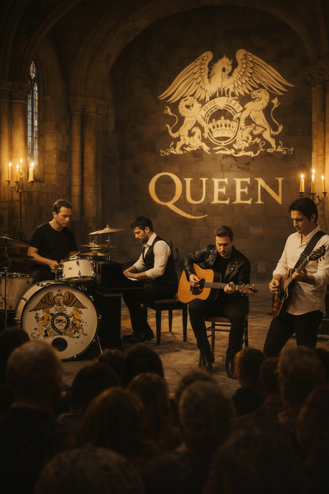 Genera una imagen representativa de la banda musical Queen